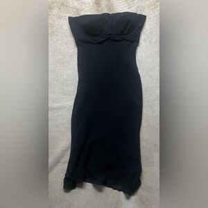 Signature by Sangria Strapless Black Dress